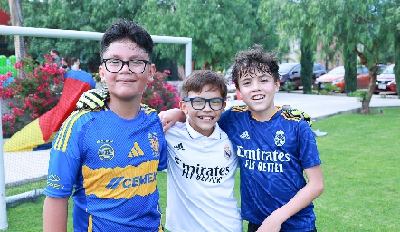  Edgar Patricio, Miguel Lomas y Chema Ramírez.