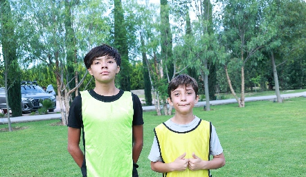  Diego Gamboa y Mateo Medellín.