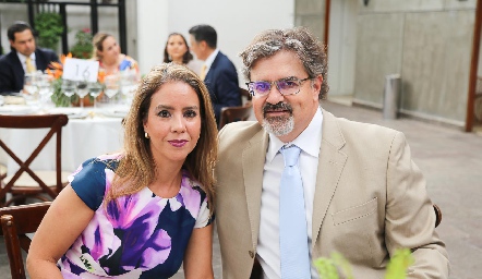  Georgina Benavente y Jorge Lozano.