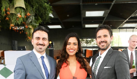  Felipe Forastiere, Andrea Payardo y Rafael Herrera.