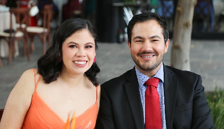  Estefanía Matus y Gabriel Moreno.
