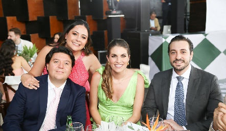  Daniel Zollino, Susana Lozano, Paulet Lozano y Juan Pablo Aspe.