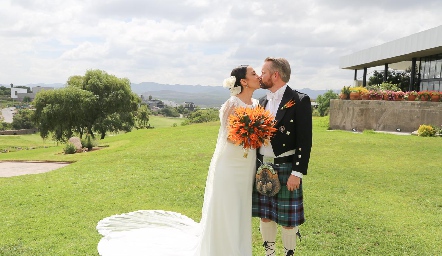  Lorena Lozano y Thomas Dodds.