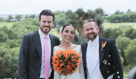  Roberto Lozano, Lorena Lozano y Thomas Dodds.