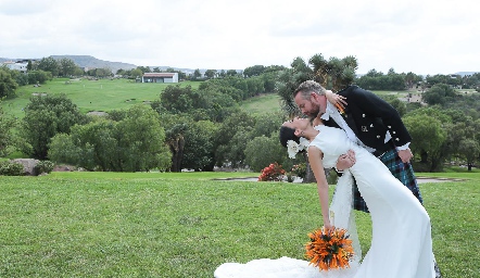  Lorena Lozano y Thomas Dodds.