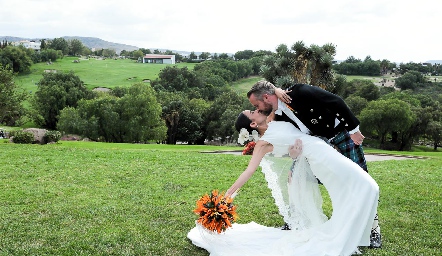  Lorena Lozano y Thomas Dodds.