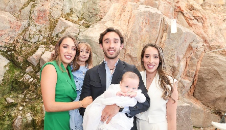  Paola Ascanio, María Inés González, José Ascanio, María José Ascanio y José Julián González.