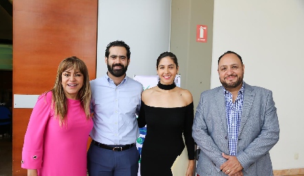  Martha Ríos, Néstor Garza, Ana Sofía Aguilar y Luis Alberto González.