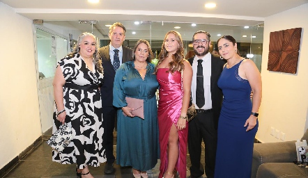 Nora Guerra, Emilio Heinze, Michelle Zarur, Michelle Heinze, José y Yamel Zarur.