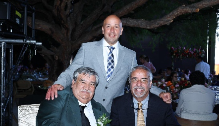  Víctor Torres, Chavo Espinosa y Luis Rene Romero.