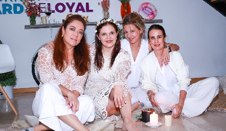  Claudia Altamirano, Ceci Ponce, Yolanda Puga y Ana Paula Gutiérrez.