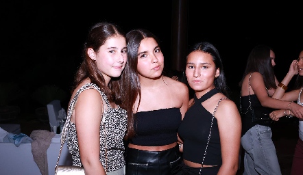  Mila Salgado, Romi Garduño y Jimena Montante.