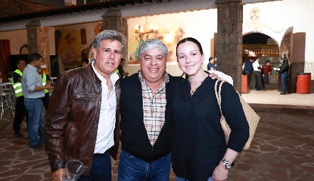  Galo Galván, Gerardo Córdova y Paola Garza.