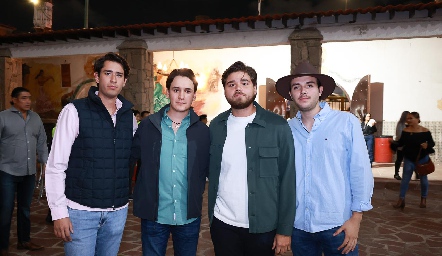  Diego Acosta, Efraín Lozano, Luis Miguel Martell y Mauricio Maza.