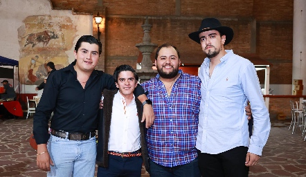  Julio César Castillo, Fermín Azcona, Antonio Villeda y Franco Peña.