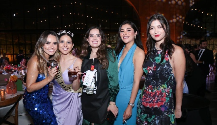  María José Valle, María José Mata, Alejandra, Janet Tolentino y Daniela Curiel.