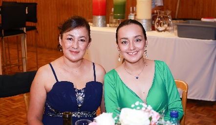  Edith Grimaldo y Tania Amaya.