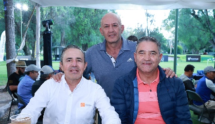  Gerardo Valle, Miguel Abud y Pepe Maza.