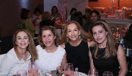  Tayde Gaviño, Marilú Adrián, Elizabeth Eichelmann e Inés Elizondo.