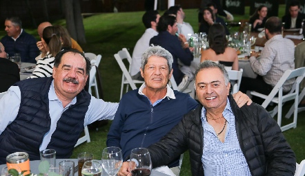  Samuel Guerrero, Lauro Martínez y Toño Espinosa.