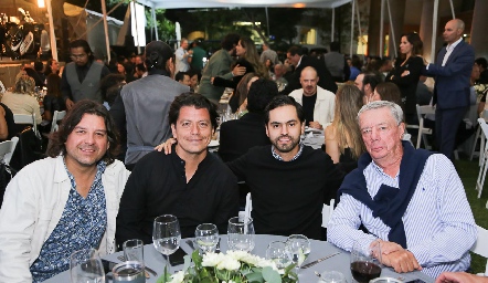  Rodrigo Soto, Alejandro de los Cobos, Antonio Espinosa y Patricio Jourdain.