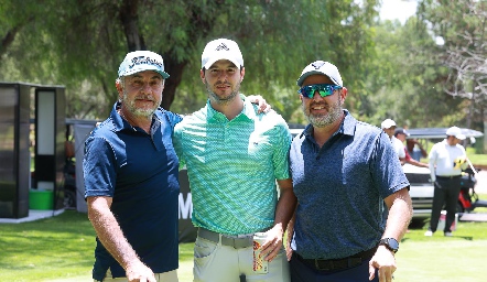  Javier Alcalde, Claudio Meade y Daniel Carreras.