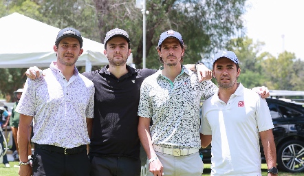  Julián Abud, Rodrigo Abud, Diego Jourdain y Juan Pablo Quintero.