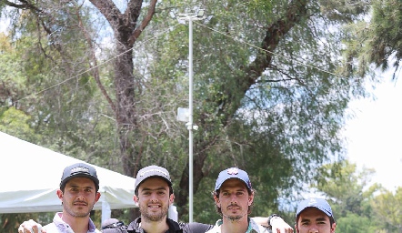  Julián Abud, Rodrigo Abud, Diego Jourdain y Juan Pablo Quintero.