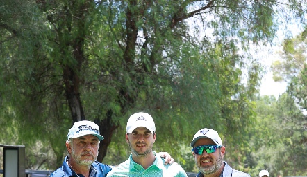  Javier Alcalde, Claudio Meade y Daniel Carreras.