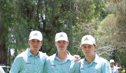  Manuel Cue, Nicolás Cue y Juan Carlos Hernández.