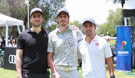  Rodrigo Abud, Diego Jourdain y Juan Pablo Quintero.