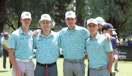  Juan Carlos Hernández, Nicolás Cue, Manuel Cue y Juan Pablo Benavente.