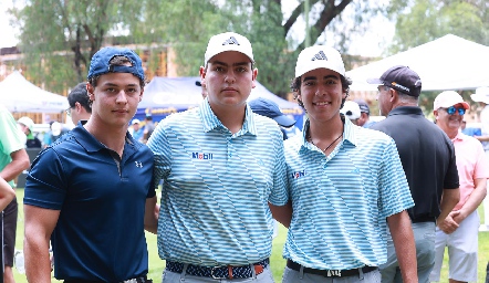  Sebastián González, Juan Pablo González y Salvador Orozco.