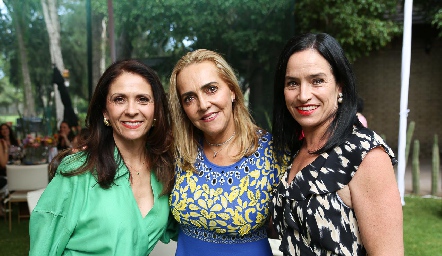  Cecilia González, Mimí Hinojosa y Martha Bárcena.