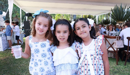  María Inés Zamanillo, Ale Conde y Bárbara Rojo.