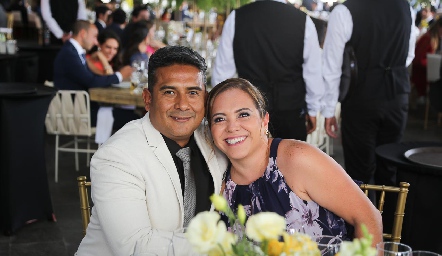  Oscar Rico y Lorena Lozano.