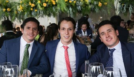  Alejandro Rueda, Jorge del Valle y José Manuel Díaz Infante.