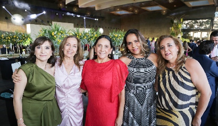  Pina Cadena, Maru Velázquez, Edda Gocher, Toyita Villalobos e Isabel Castillo.