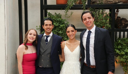  Alejandra de la Torre, Aldo González, María José Gocher y José Manuel Alcocer.