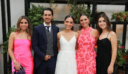 Rocío de la Vega, Aldo González, María José Gocher, María Dolores Gómez e Isabel Pérez.