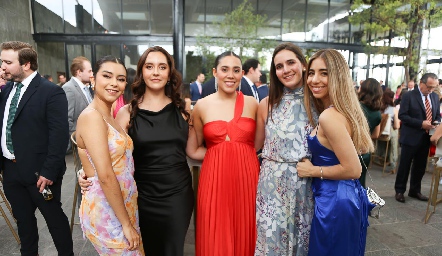  Bety Rodríguez, Ana Paola, Pau Suárez, Marce Díaz y Estef Leija.