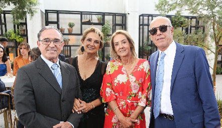  Fernando Rangel, Coco Rangel, Alma Orozco y Chepe Díaz Infante.