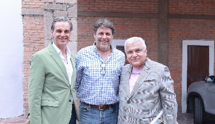  Rodrigo, Ramiro a la Torre y Nacho Melendez.