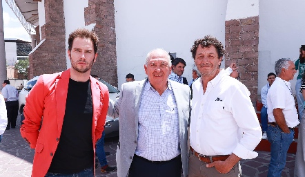  Arturo Zaldívar, Francisco Aldrete y Manuel Gameros.