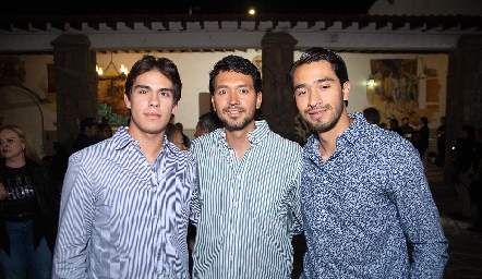  Santiago Siller, Andrés Siller y Alex Siller.