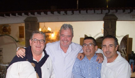  Jacobo Payán, Juan Hernández, Gerardo Bocard y Alejandro Elizondo.