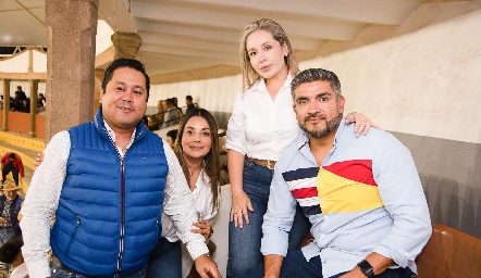  David Juárez, Aceret Guerrero, Pablo Guerrero y Anely López.