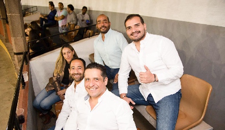  Fernando Dorantes, Ignacio Delgado, Sol Domínguez, David Alejandro y Emmanuel Jaimes.