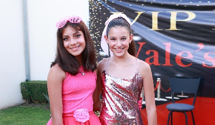  Sofía Romero y Alexia Zapata.