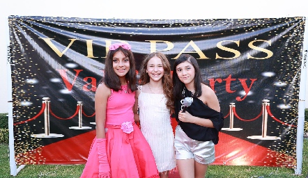  Sofía Romo, Miranda Garza y Ana Paula Trujillo.